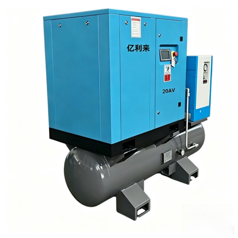 Compressore d'aria monostadio a velocità fissa 4 in 1 da 15 kW