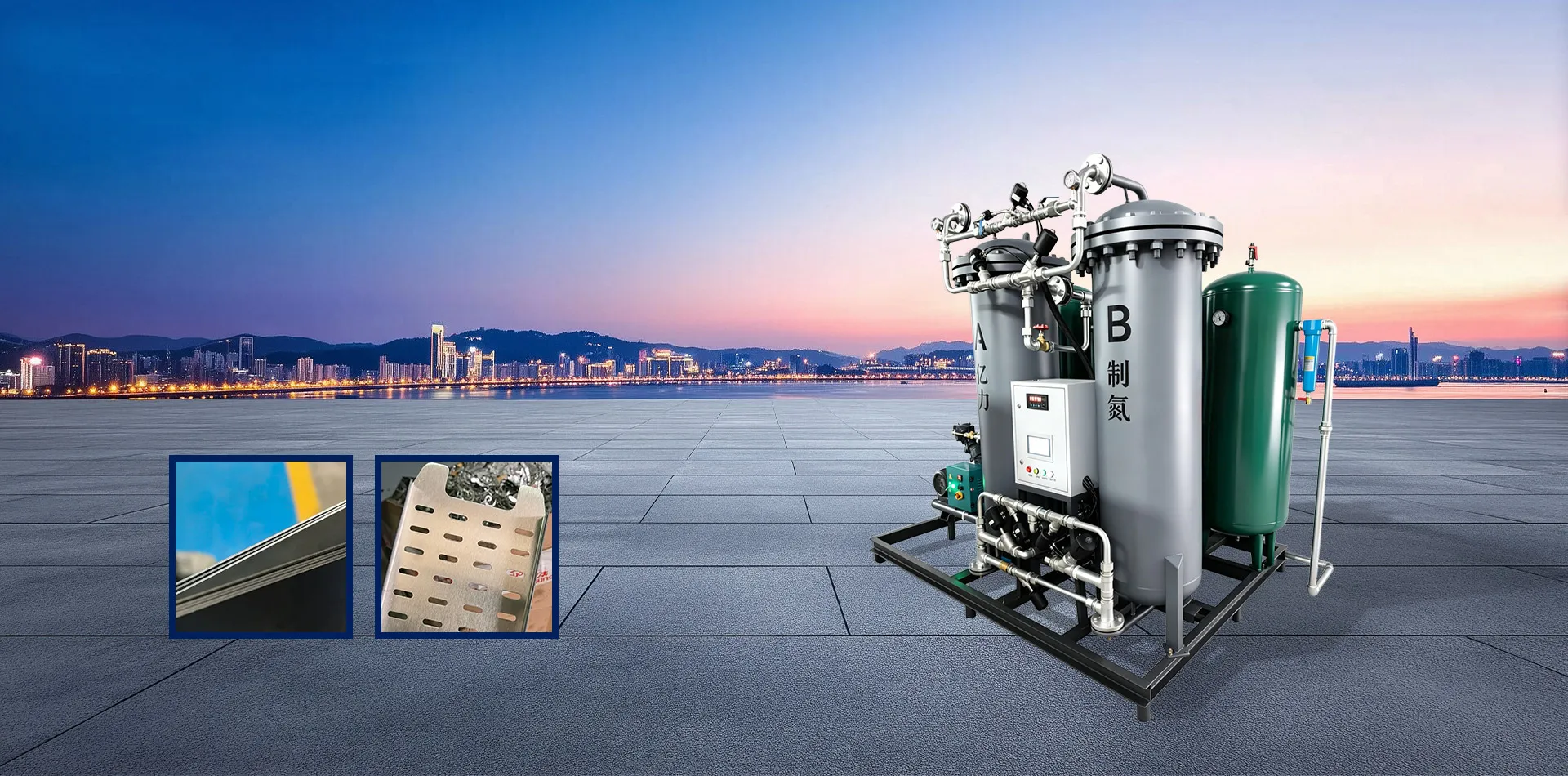 Fornitore di compressori d'aria monostadio con azionamento a velocità variabile