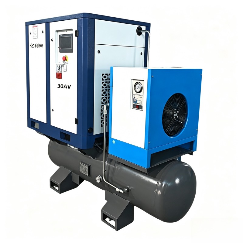 Compressore d'aria monostadio a velocità fissa 4 in 1 da 22 kW