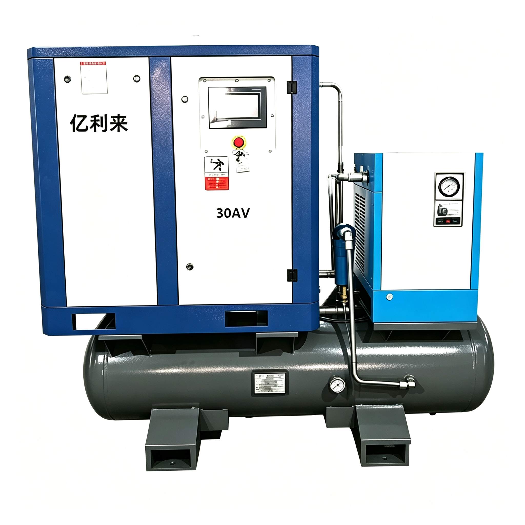 Compressore d'aria 4 in 1 ad alta pressione a velocità fissa da 22 kW