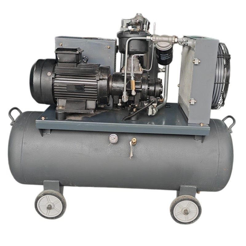 Compressore d'aria a velocità fissa montato su serbatoio ad alta pressione da 7,5 kW